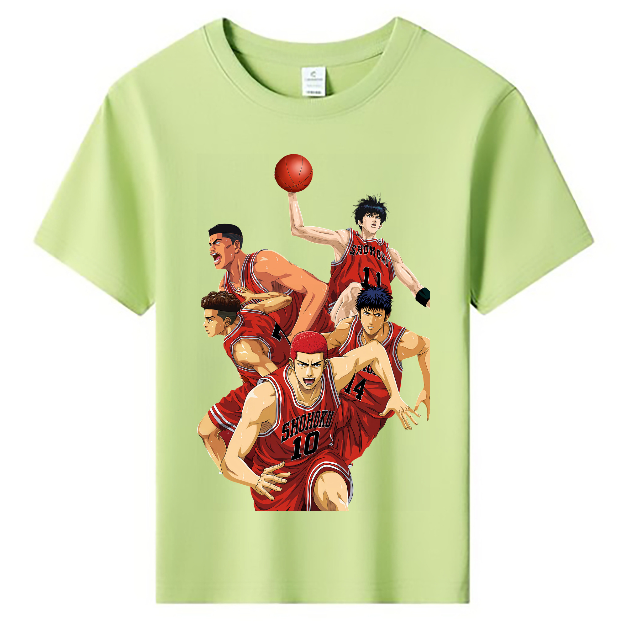 （画像用） SLAM DUNK／スラムダンク 綿100％キッズTシャツ（フロントプリント）